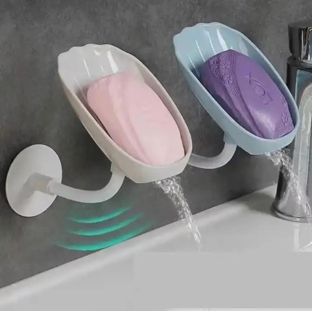 Suction soap tray