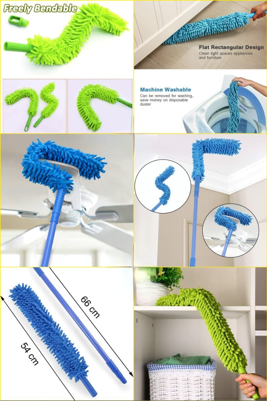 Micro fiber flexible fan duster