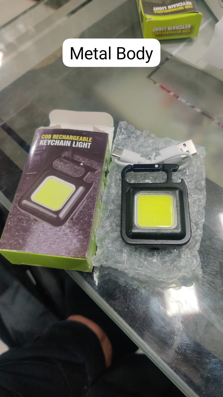 Cob keychain light