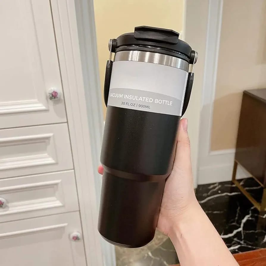 900ml portable thermal vaccum mug