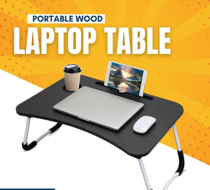 Portable Wood Laptop Table