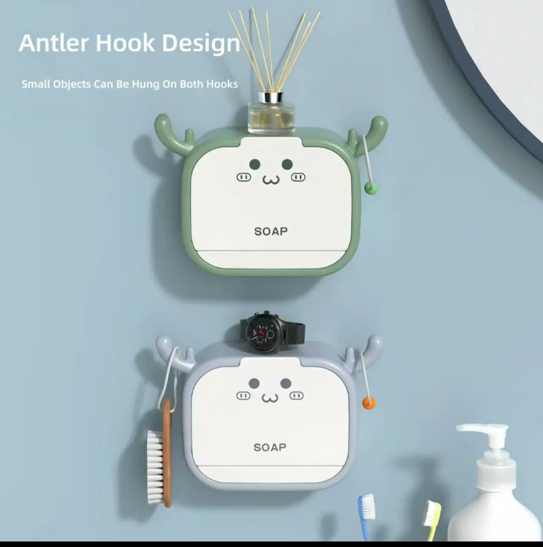 Cute cat shape soap holder