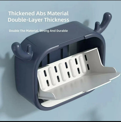 Cute cat shape soap holder