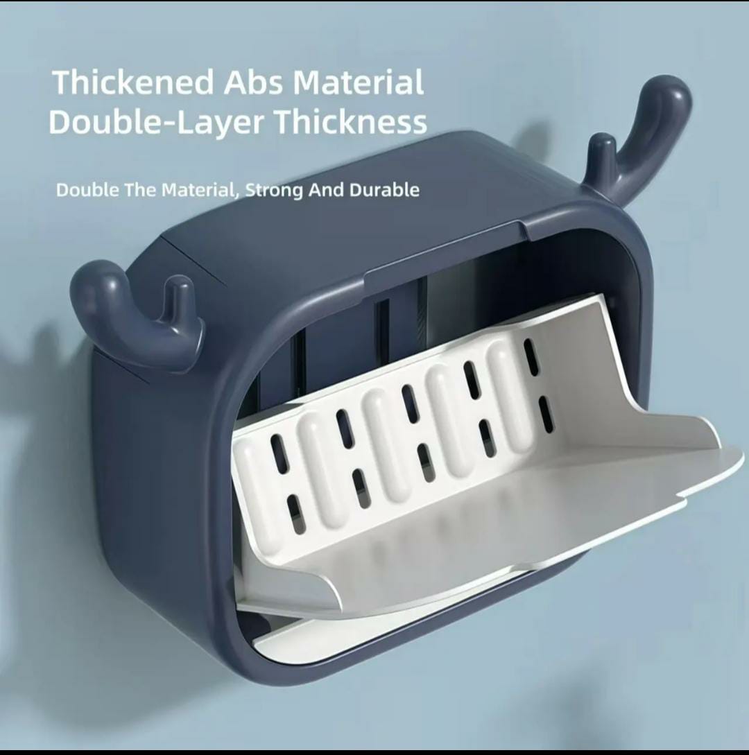 Cute cat shape soap holder