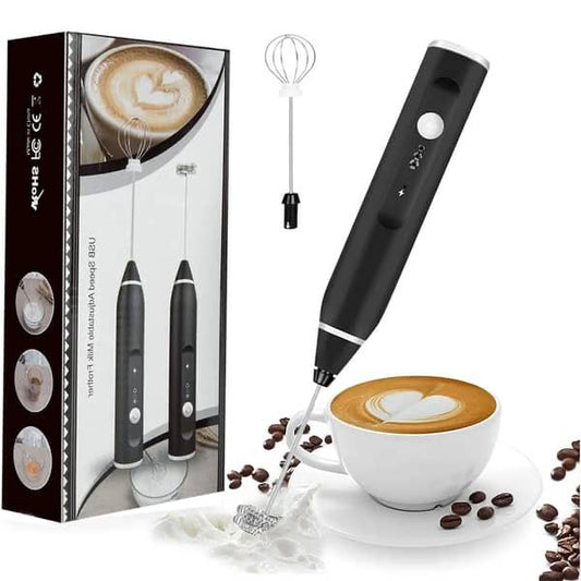 Rechargeable coffee beater