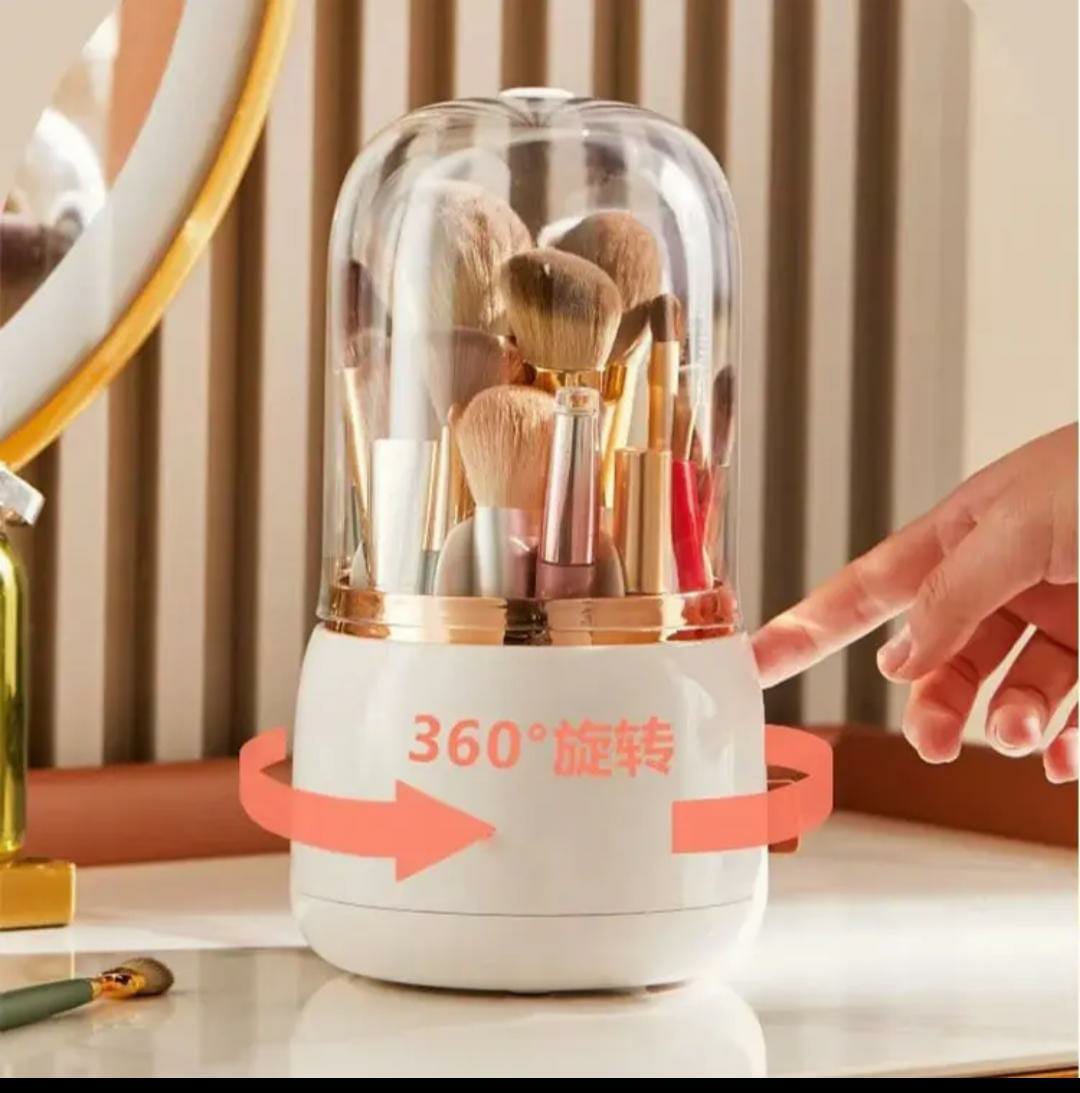 Rotating brush holder