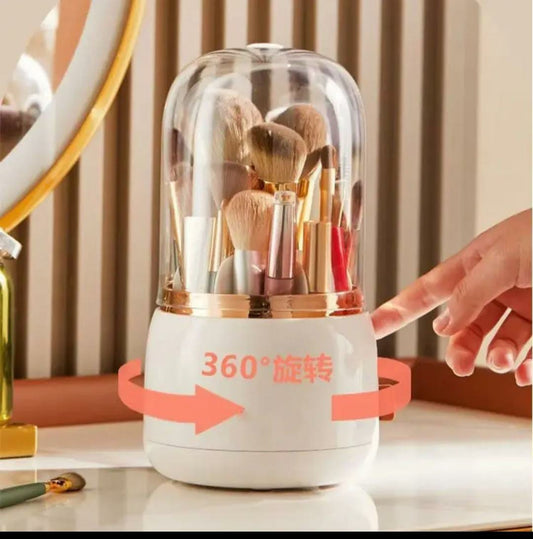 Rotating brush holder