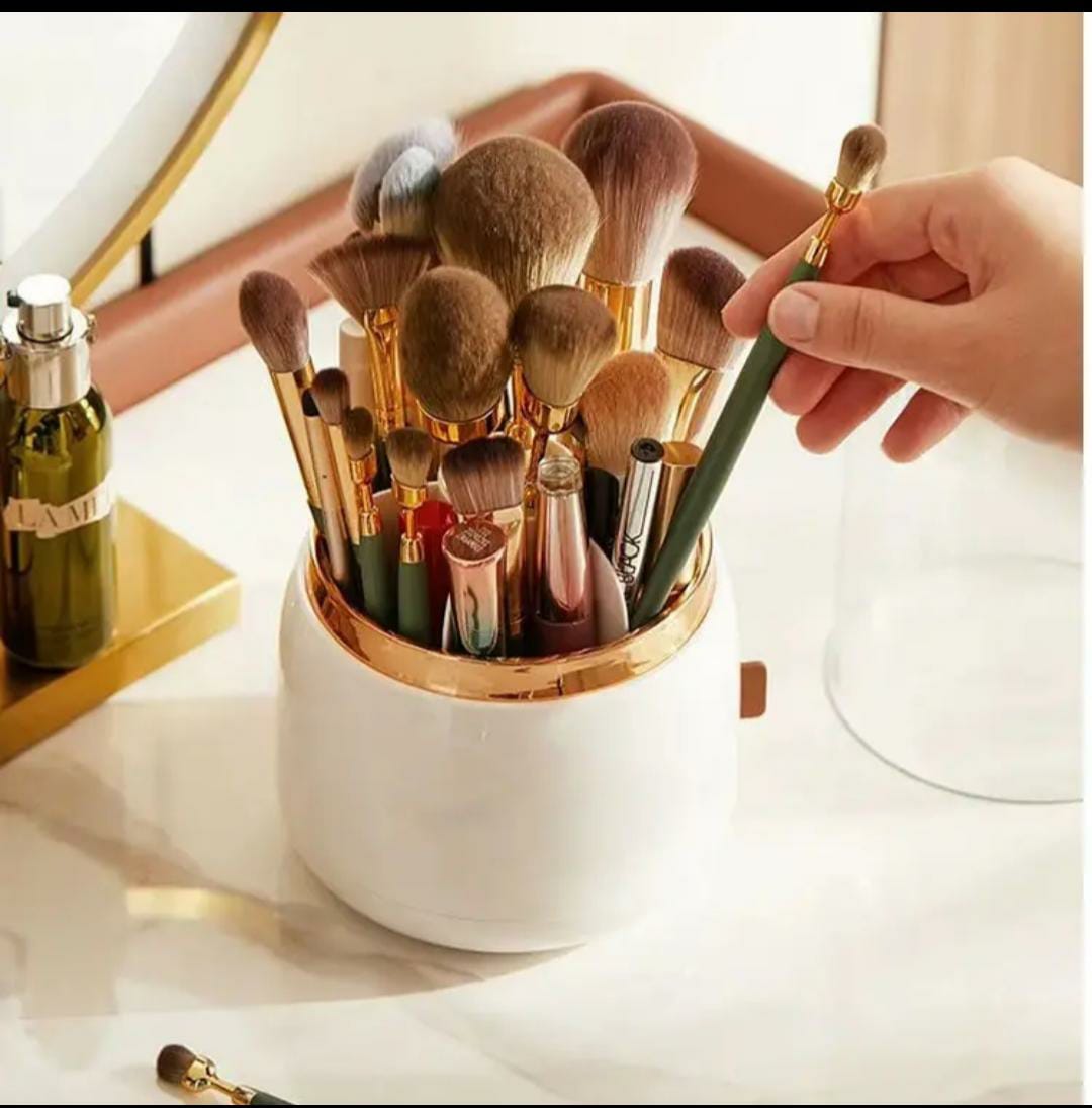 Rotating brush holder