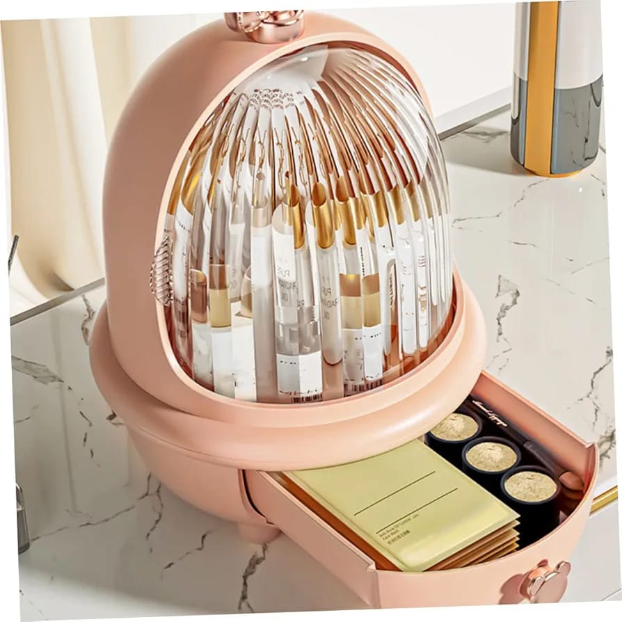 Modern Dustproof Dust-Free Acrylic PS Makeup Organizer Storage Box Drawers