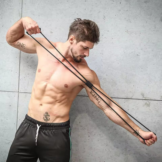 Chest Expander Rope Rubber Elastic Band