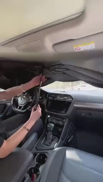 Beat the heat with our car sun shade umbrella