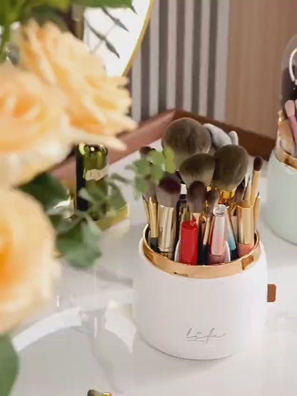 Rotating brush holder